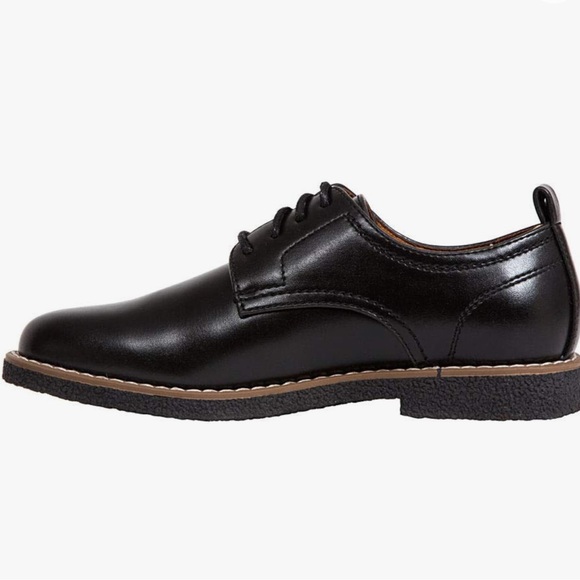Deer Stags Boys Black Zander Lace up Dress Shoes NWT - Picture 3 of 11